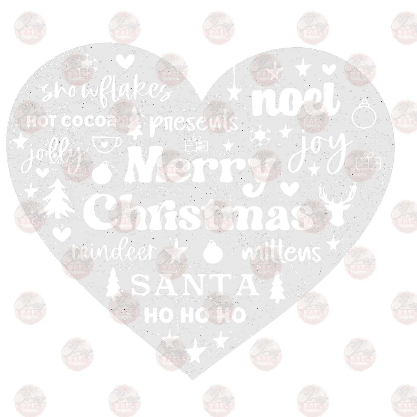 Heart Of Christmas - Sublimation Transfer