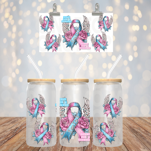 Held For A Moment 16oz Libbey Wrap Transfer