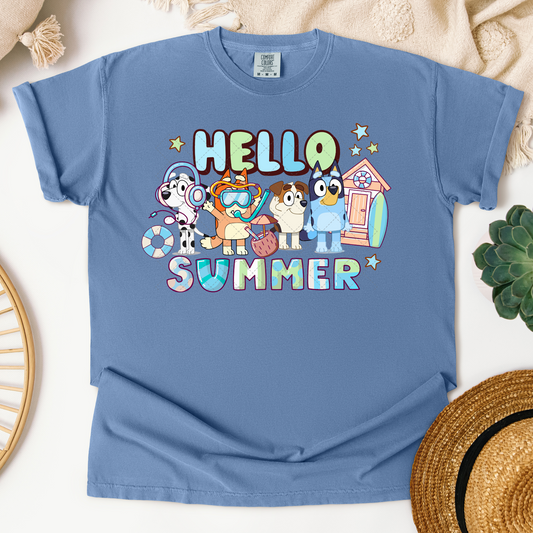 Hello Summer 4 Pups Transfer