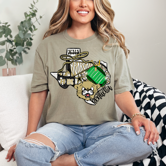 Henrietta Bearcats Game Day Coquette Transfer