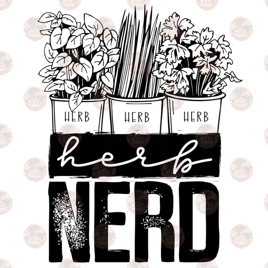 Herb Nerd - Sublimation Transfer