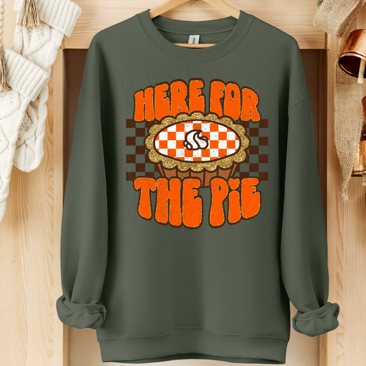 Here For The Pie Green Transfer