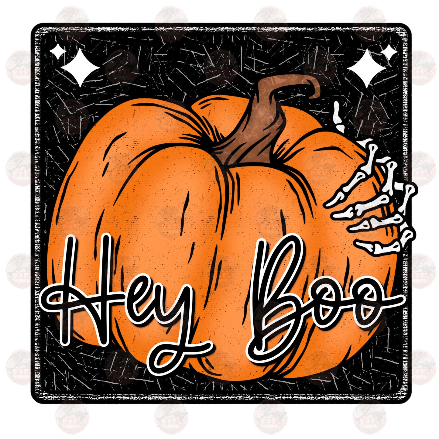 Hey Boo -Pumpkin Transfer