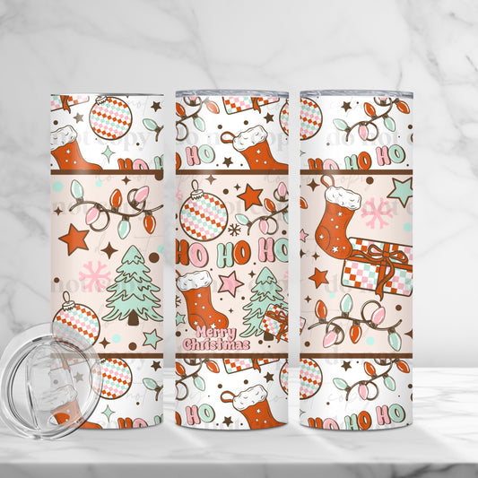 Ho Ho Ho Wrap Tumbler Transfer