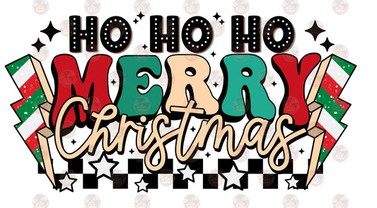Ho Ho Ho Merry Christmas - Sublimation Transfer