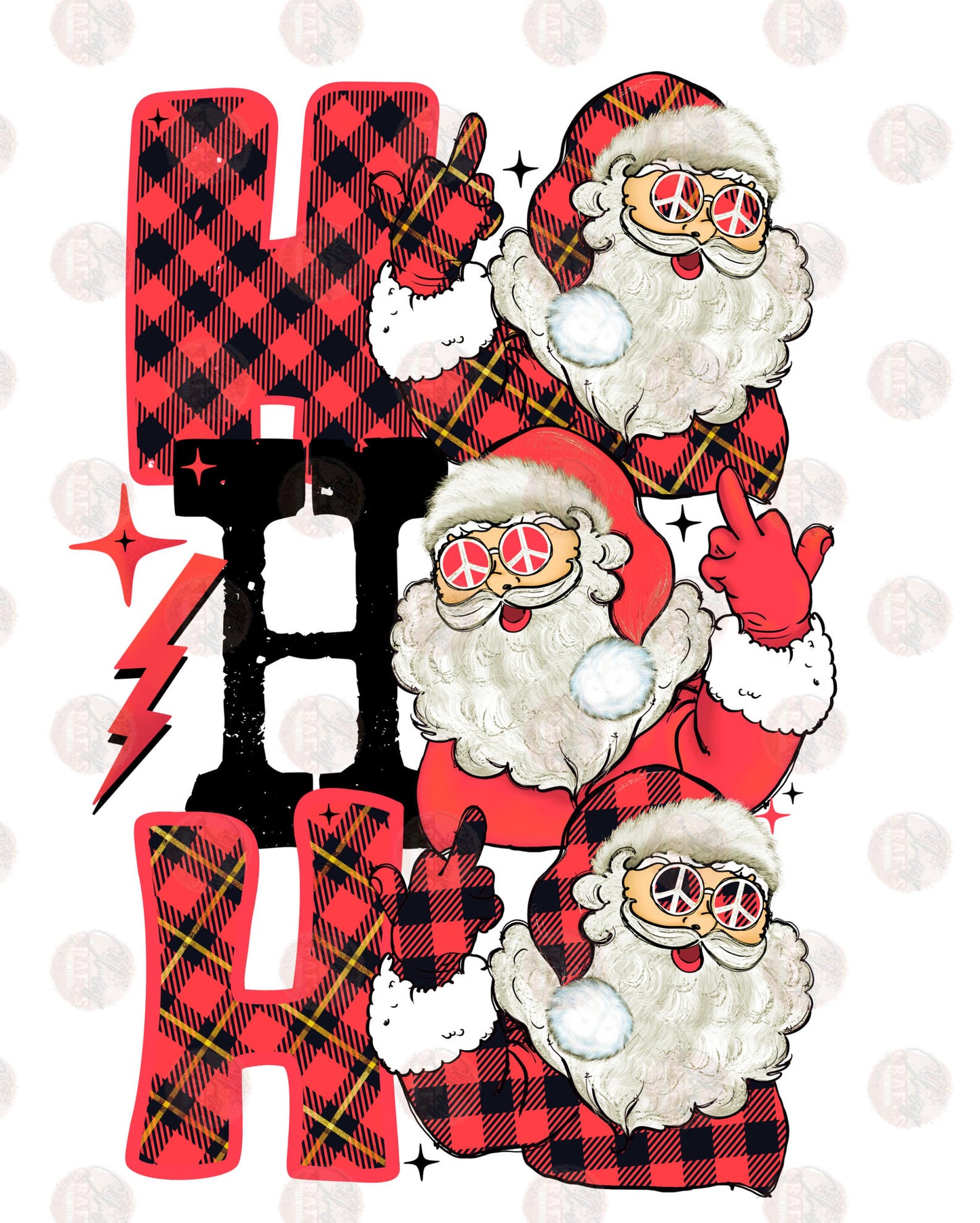 Ho Ho Ho - Sublimation Transfer