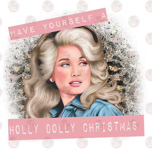 Holly Doll Christmas - Sublimation Transfer