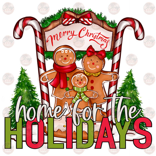 Home For The Holidays - Sublimation Transfers