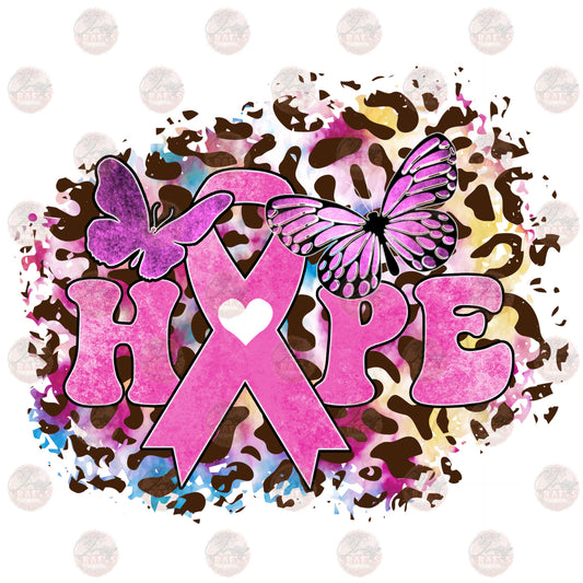 Hope With Cheetah - Sublimation Transfer