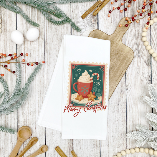 Hot CoCo Christmas Tea Towel Transfer