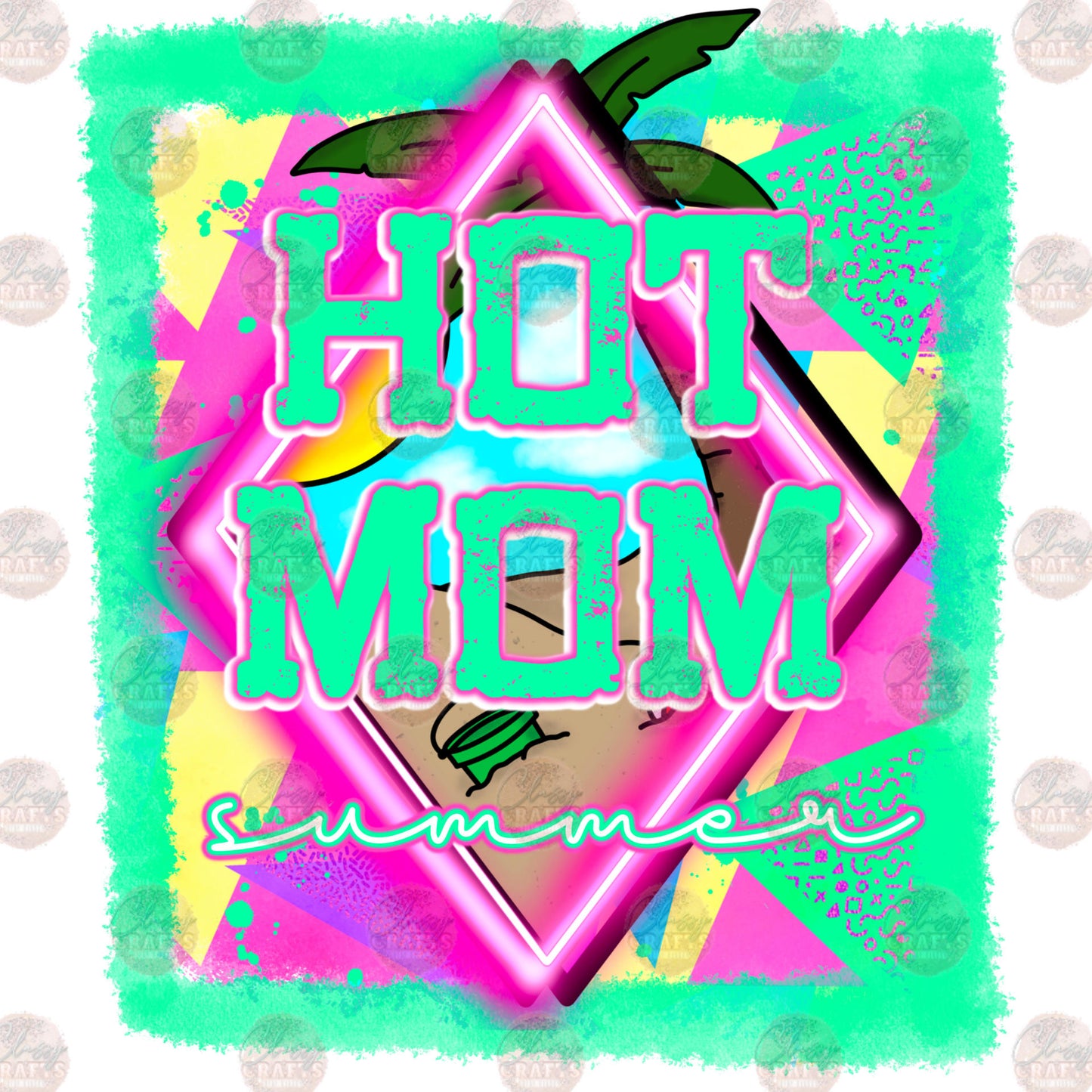 Hot Mom Summer At The Beach Transfer