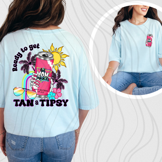 Hot Mom Summer Seltzer Transfer ** TWO PART* SOLD SEPARATELY**