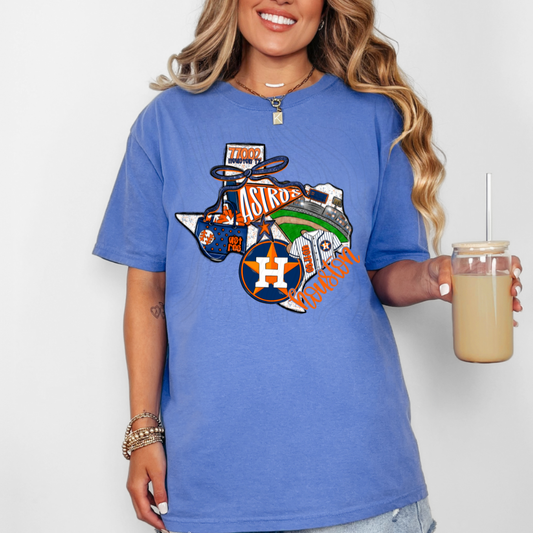 Houston Astros Game Day Coquette Transfer
