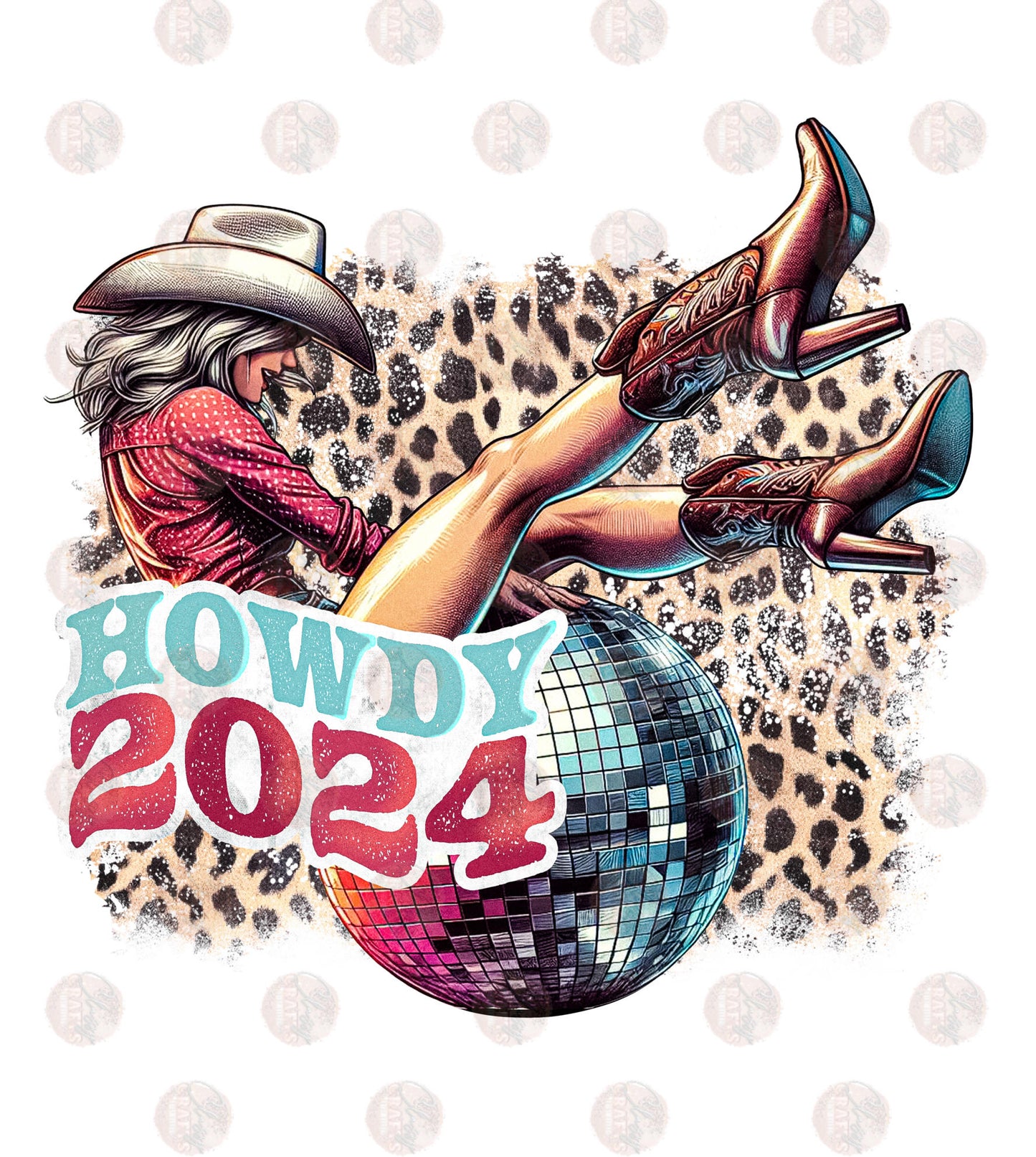 Howdy 2024 Cowgirl - Sublimation Transfers