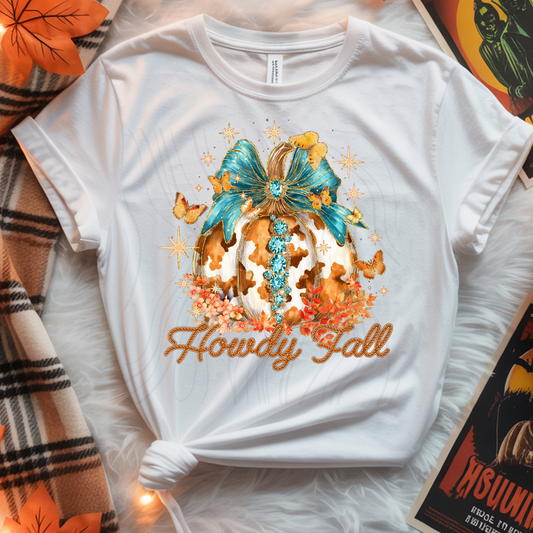 Howdy Fall Pumpkin Transfer