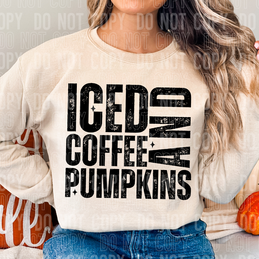 ICED COFFEE AND PUMPKINS TRANSFER
