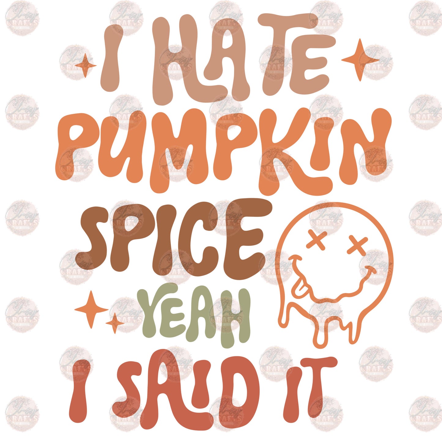 I Hate Pumpkin Transfer