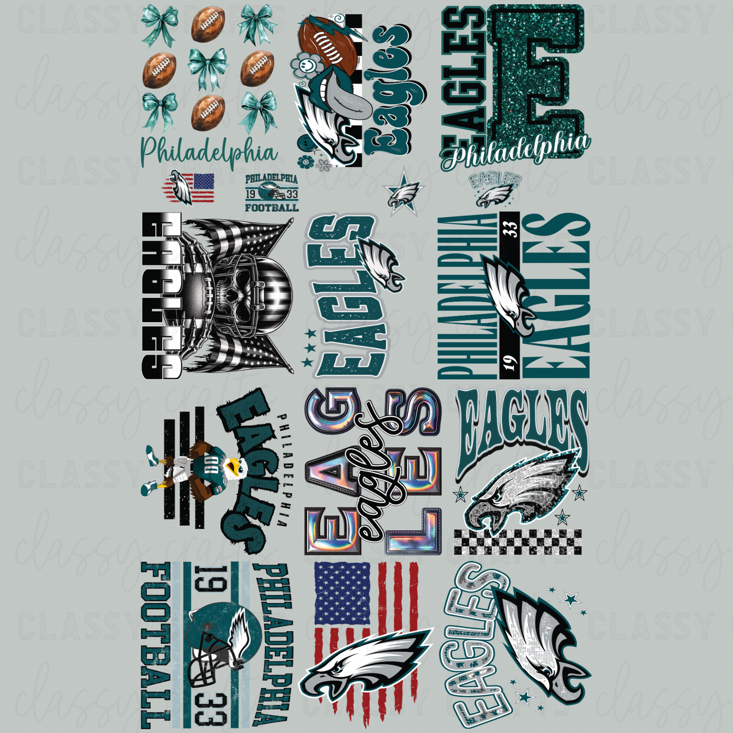 Philadelphia - 30x48 - PREMADE GANG SHEET