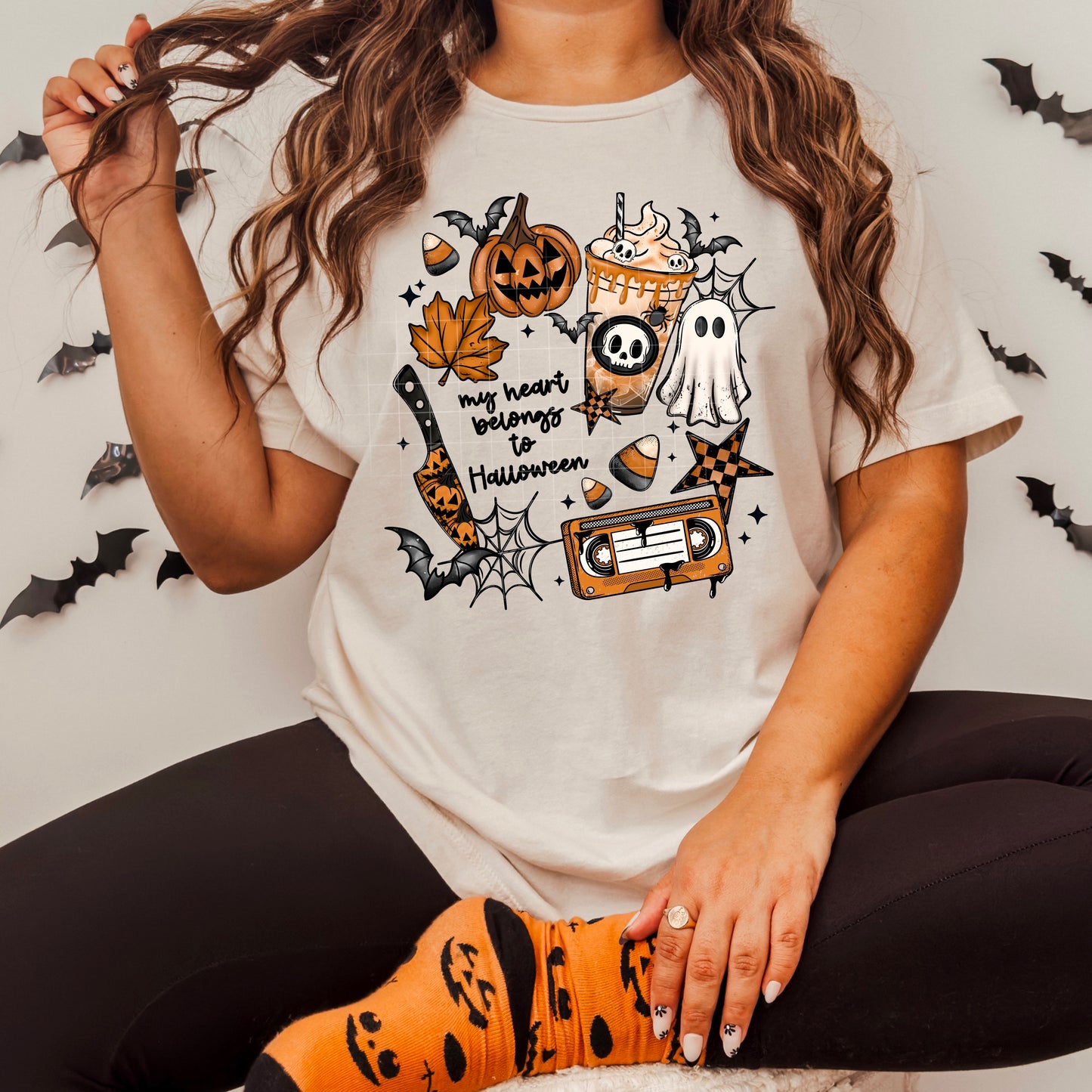 My Heart Belongs Halloween Transfer