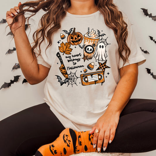My Heart Belongs Halloween Transfer