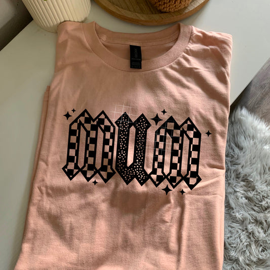 Mum Checker Bows Transfer