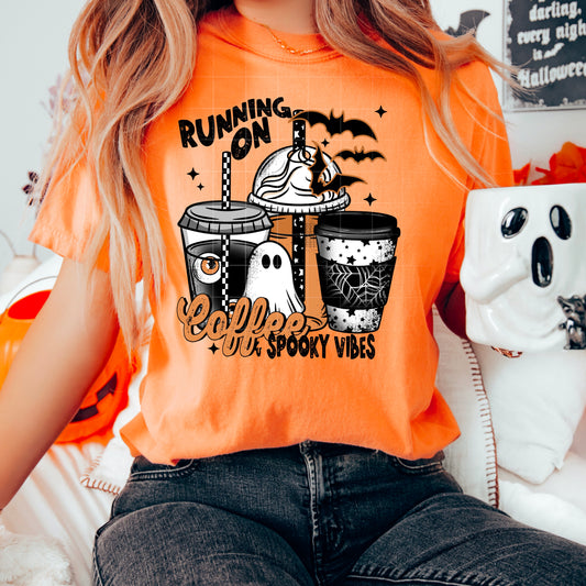 Coffee And Spooky Vibes Transfer