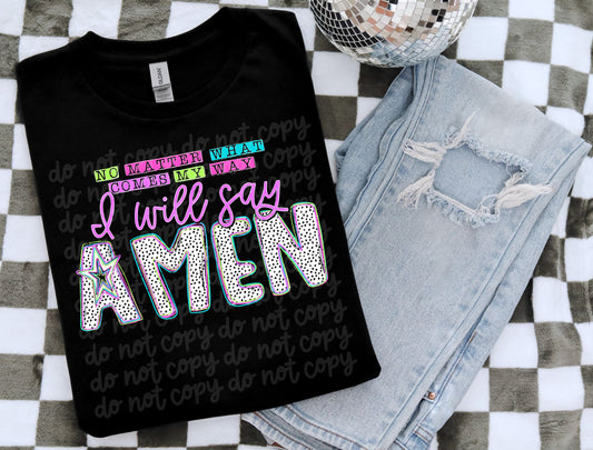 I Will Say Amen Transfer