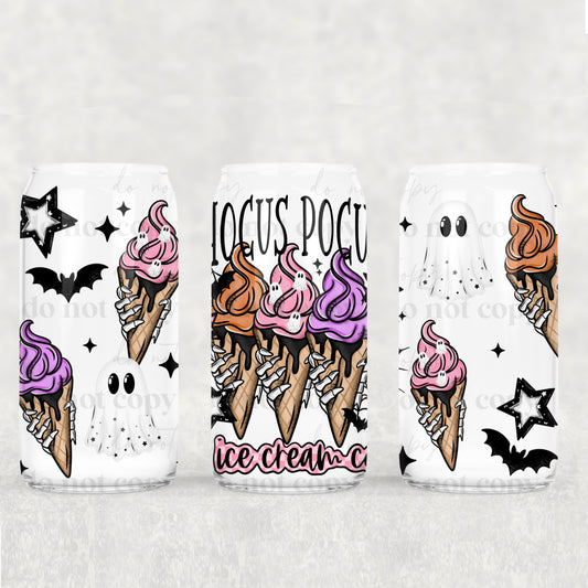 HP Ice Cream 16oz Libbey Wrap Transfer