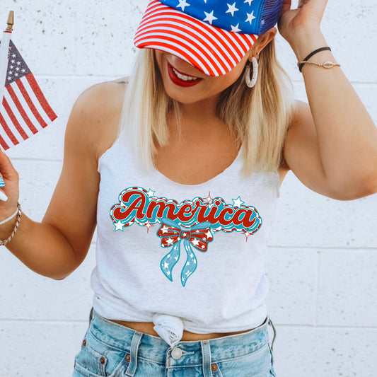 America With Bow Transfer