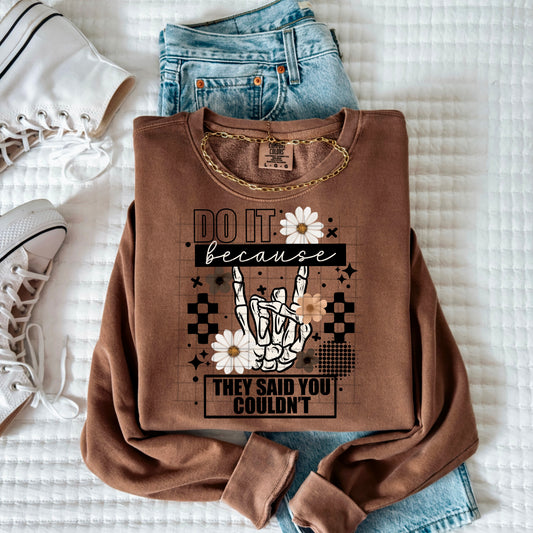 Do It Because Transfer **SOLD SEPARATELY**