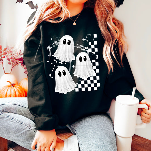 Grunge Lace Ghosts Transfer