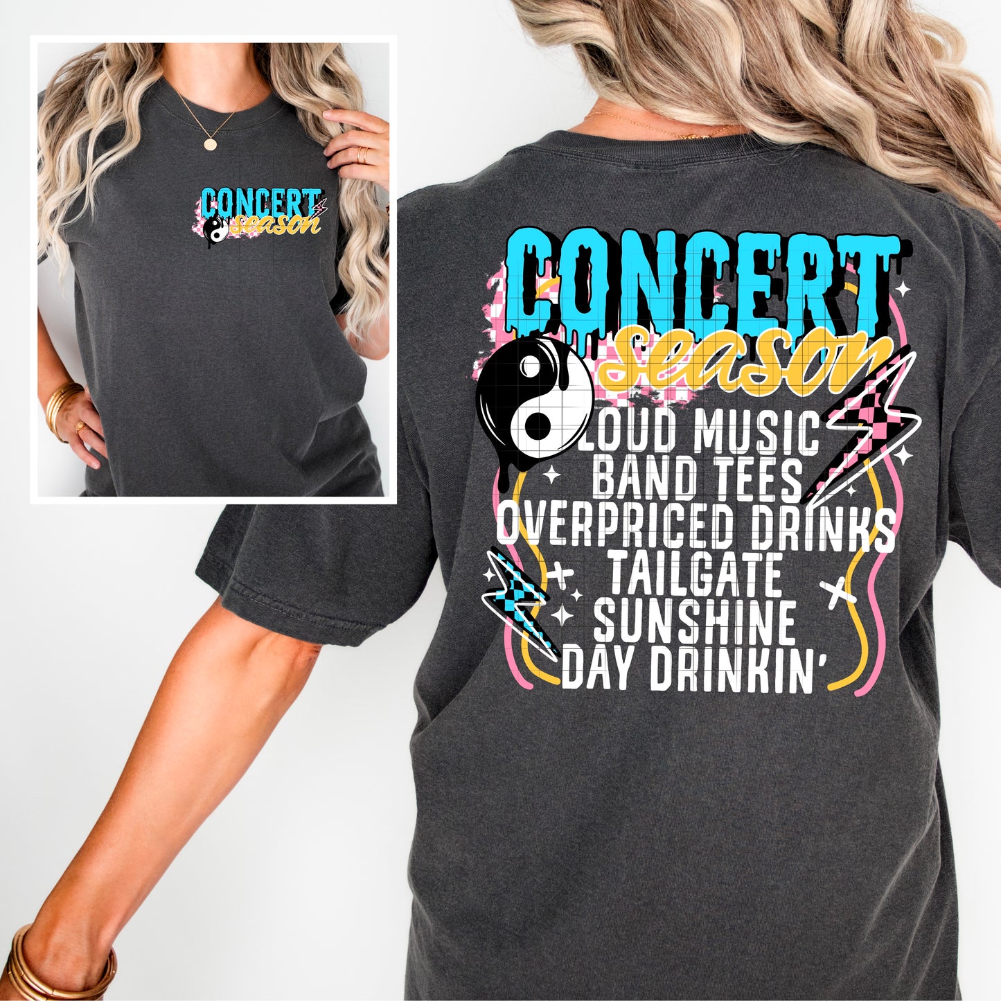 Concert Season White Transfer ** TWO PART* SOLD SEPARATELY**
