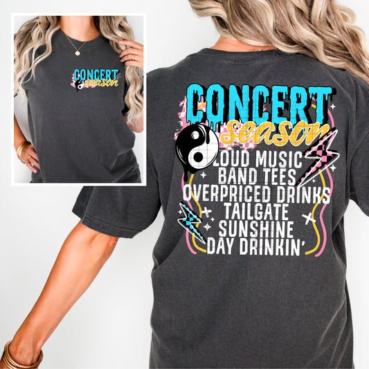 Concert Season White Transfer ** TWO PART* SOLD SEPARATELY**