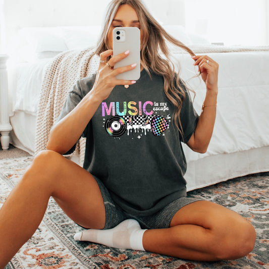 MUSIC IS MY ESCAPE WHITE TRANSFER
