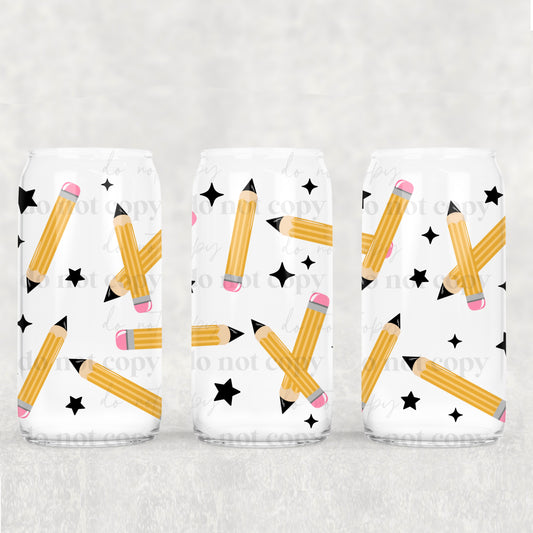 Pencils 16oz Libbey Wrap Transfer