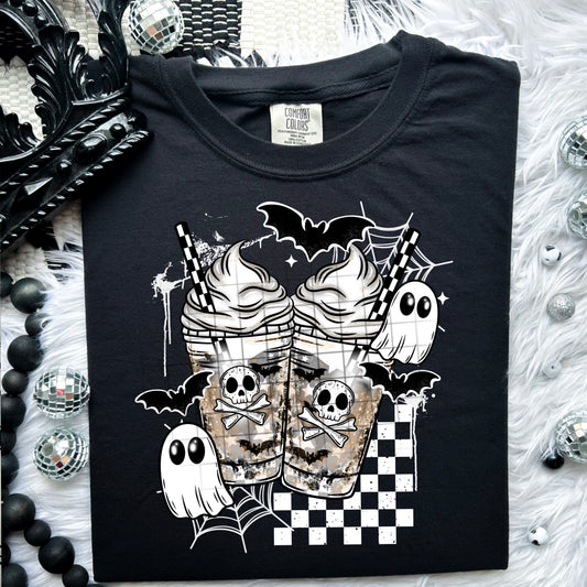 Skull Ghost Coffee Transfer