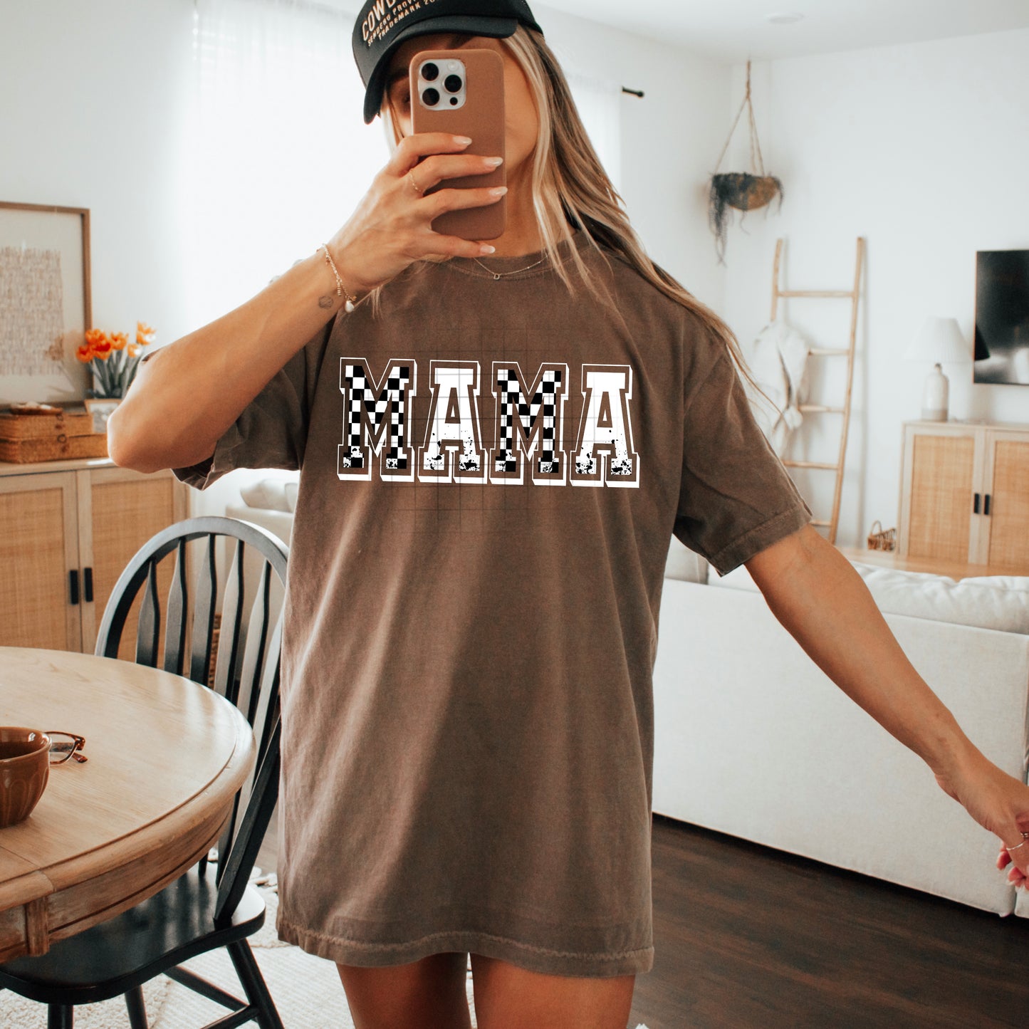 Mama Checkered Transfer