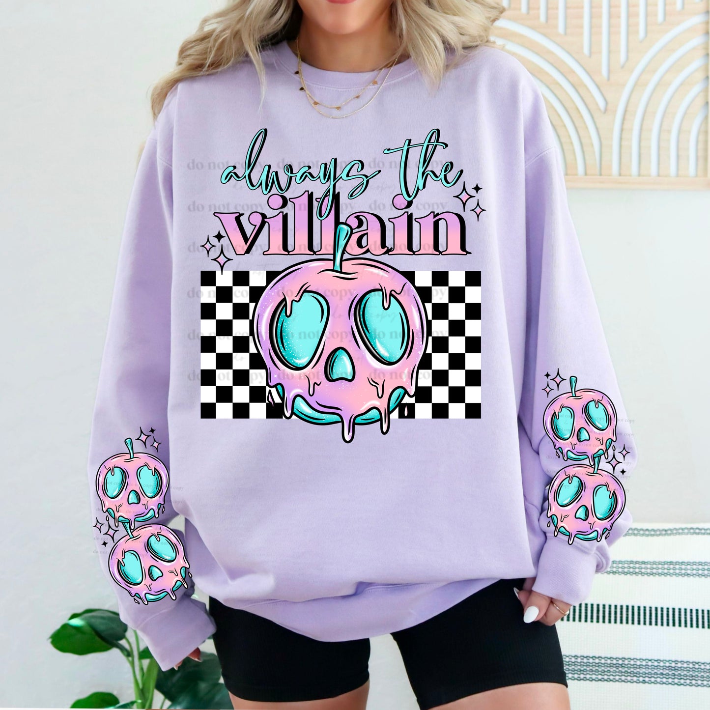 Always The Villain Pink Transfer **TWO PART* SOLD SEPARATELY**