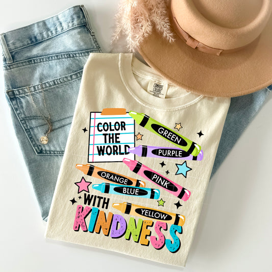 Color The World With Kindness Transfer