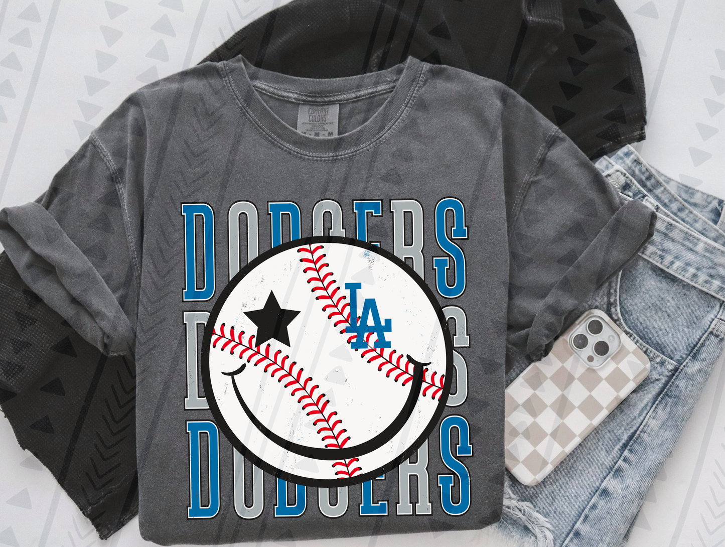 Dodgers Smiley Transfer