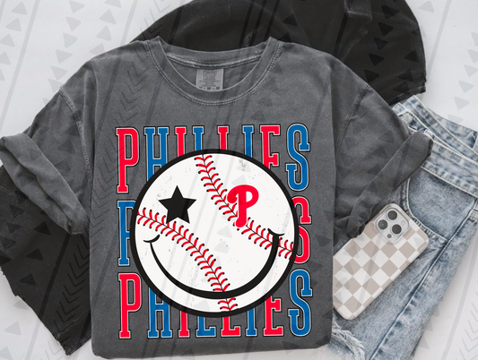 Phillies Smiley Transfer