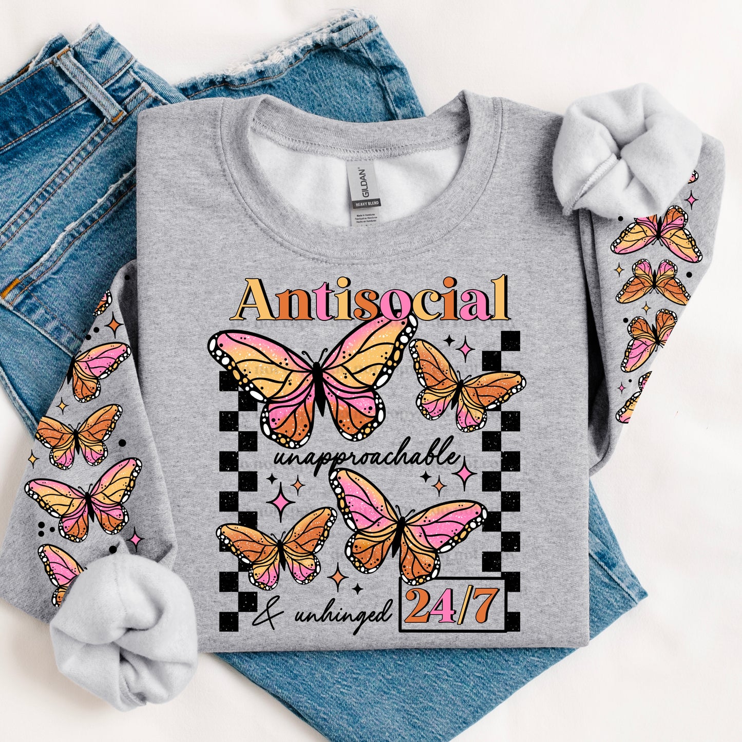 Antisocial Butterfly Transfer **TWO PART* SOLD SEPARATELY**