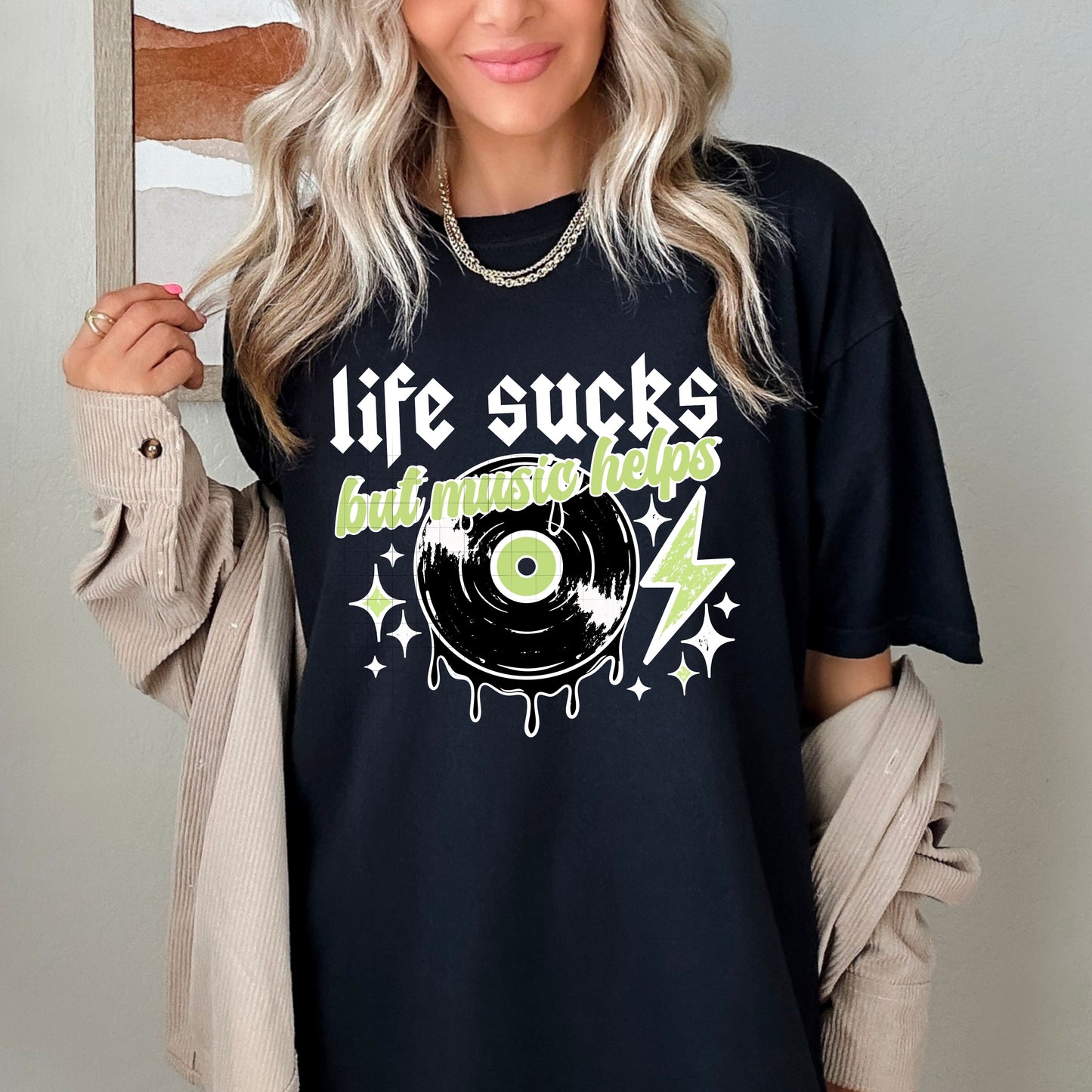 Life Sucks Music Helps Transfer