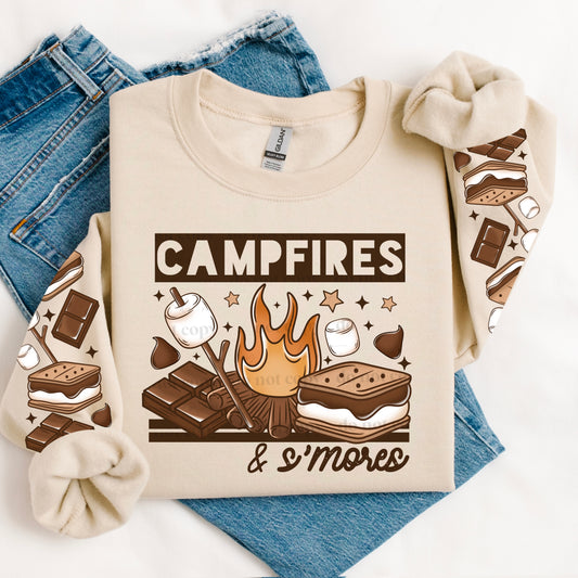 Campfire And Smores Transfer **TWO PART* SOLD SEPARATELY**