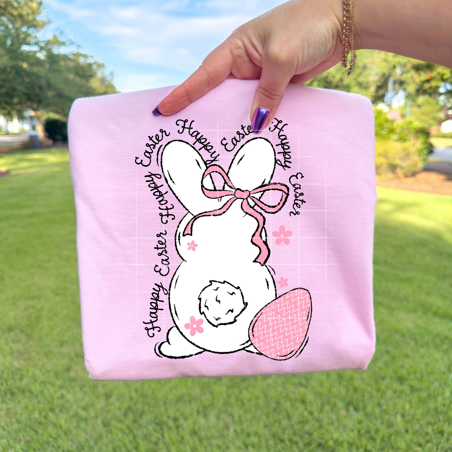 Happy Easter Bunny Transfer