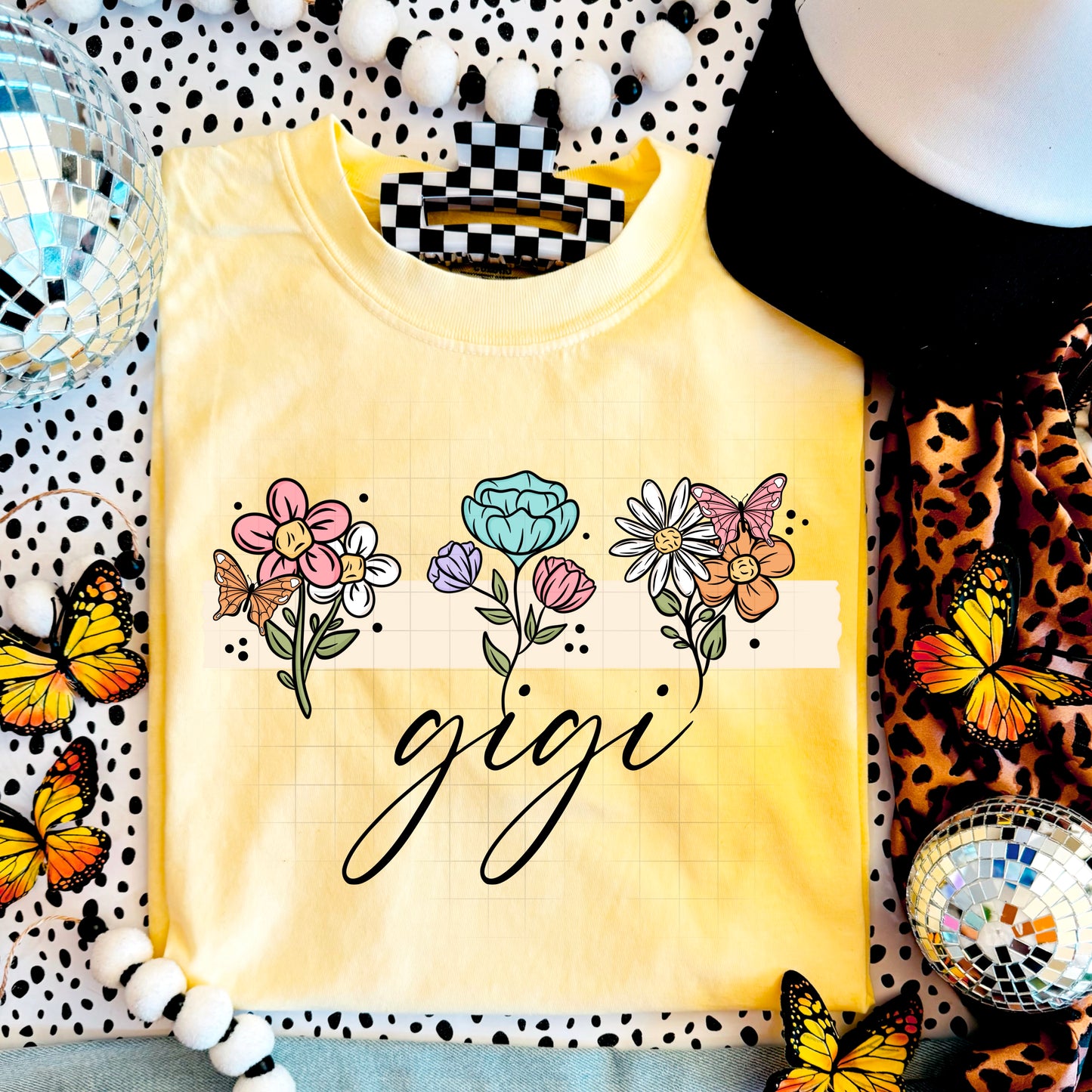 Gigi Floral Transfer