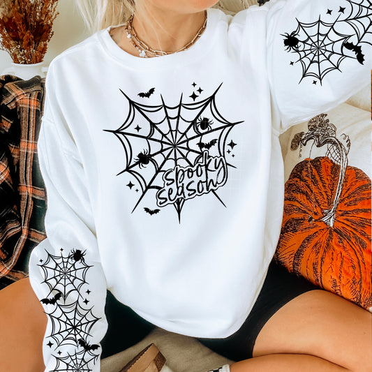 Spooky Season Web Black Transfer