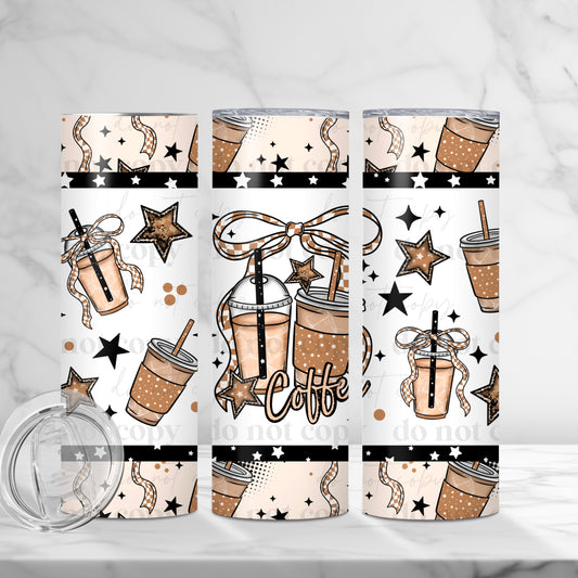 Coffee Bow Wrap Transfer