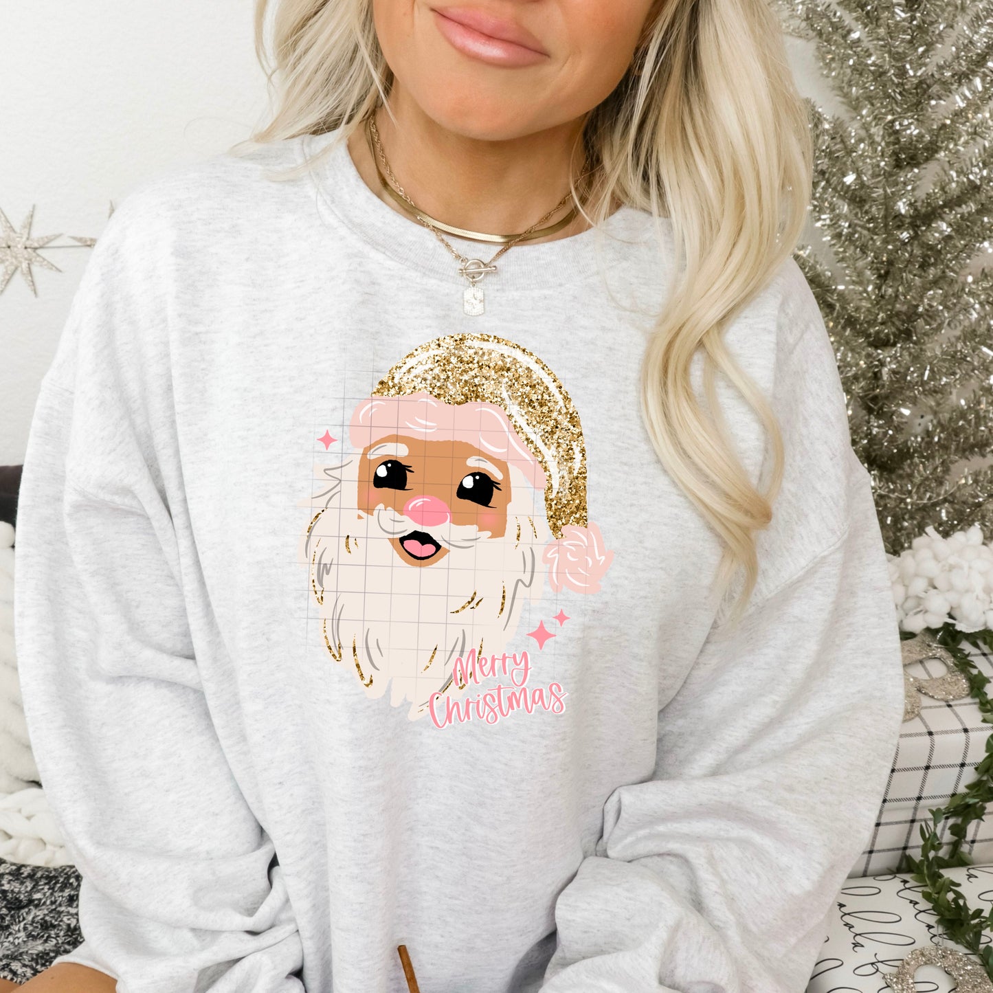 GLITTER SANTA TRANSFER