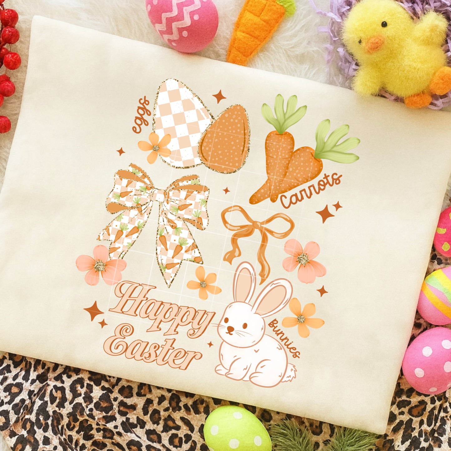 Happy Easter Collage Transfer